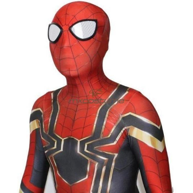 Spider-Man Homecoming Steel Edition Lycra Bodysuit Cosplay Costume Costumes