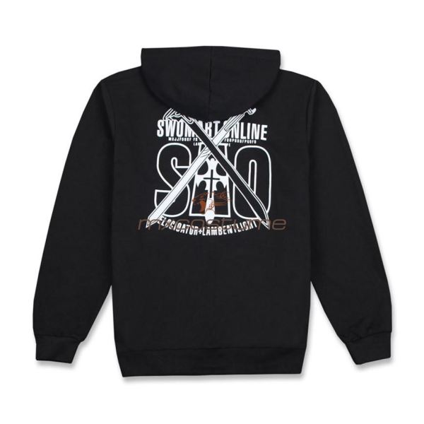 Sword Art Online Kirito Cosplay Black Hoodie Hoodies