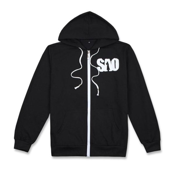 Sword Art Online Kirito Cosplay Black Hoodie Hoodies