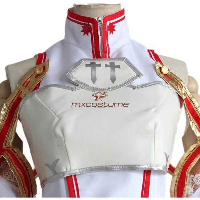 Sword Art Online Yuuki Asuna Full Set Cosplay Costume Costumes