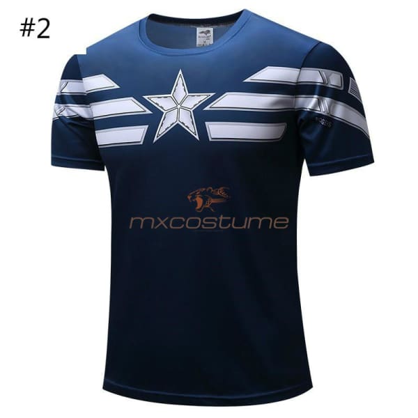 The Avengers Superhero Cosplay Short Sleeves T-Shirt