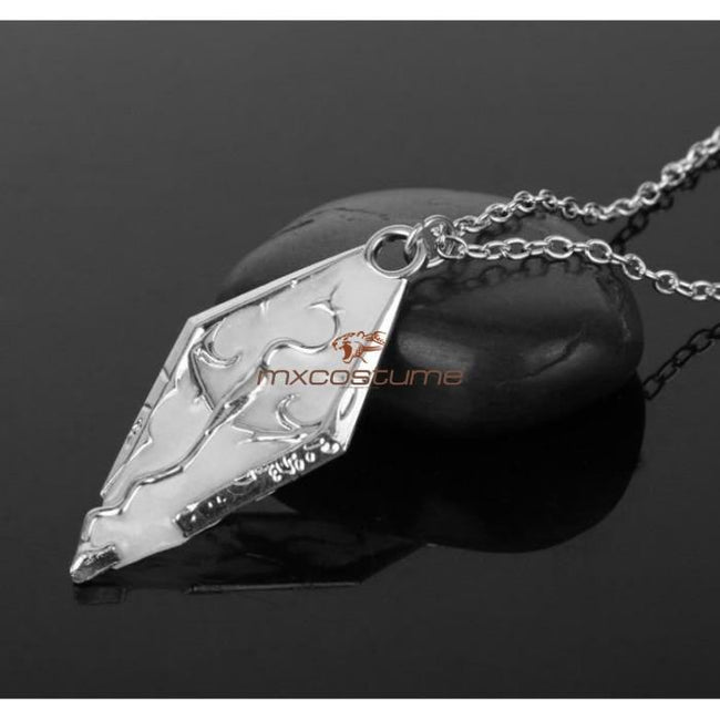 The Elder Scrolls Skyrim Dragon Luminous Pendant Necklace Accessories