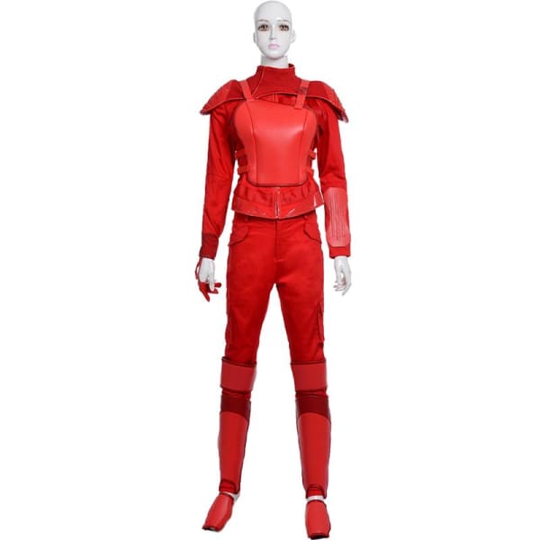 The Hunger Games Katniss Everdeen Cosplay Red Costume– Mxcostume