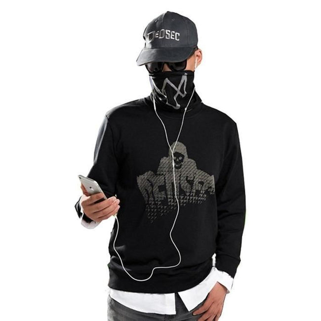 Watch Dogs 2 Marcus Cosplay Long Sleeves Hoodie Hoodies