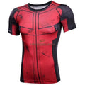 Winter Soldier Milk Silk Short Sleeves T-Shirt Cosplay Costume Shirts