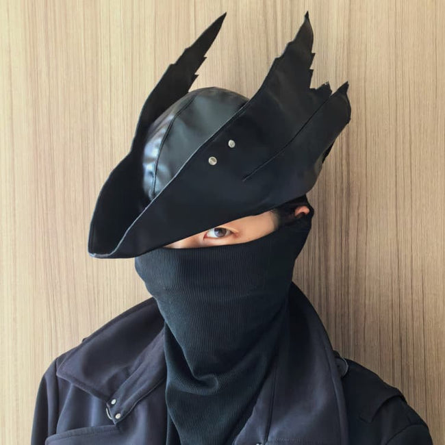 Bloodborne Video Game Hunter Cosplay PU Leather Hat 