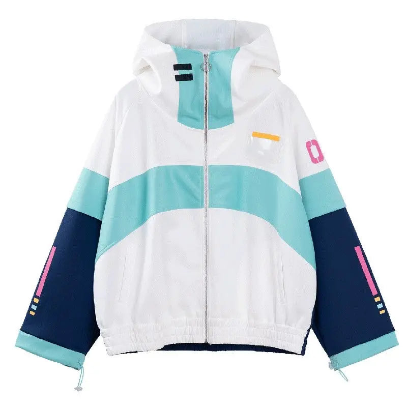 Vocaloid Hatsune Miku Cute Cool Cosplay Coat Front