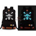 Anime Backpack One Piece Luminous Large Capacity School Bag Cosplay Bookbag