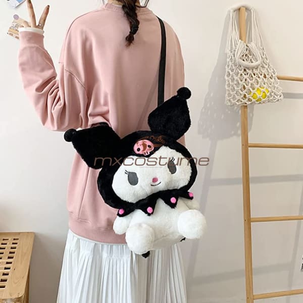 Cute Cartoon Plush Backpack Anime Kuromi Kawaii Bag