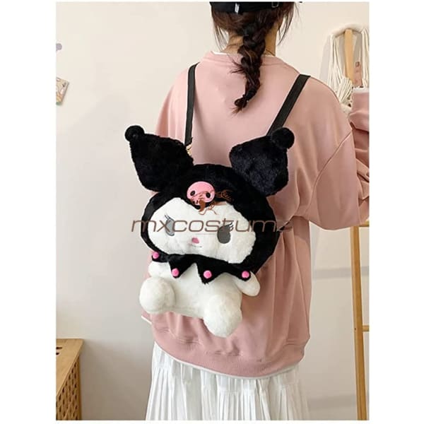 Cute Cartoon Plush Backpack Anime Kuromi Kawaii Bag