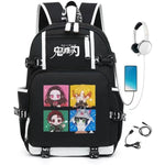 Demon Slayer Backpack Anime Cartoon Pattern Bookbag Cosplay Accessories Pattern-2