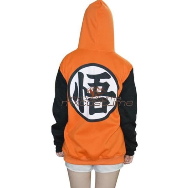 Dragon Ball Z Kame Symbol Orange Long Sleeves Hoodie Cosplay Costume Hoodies