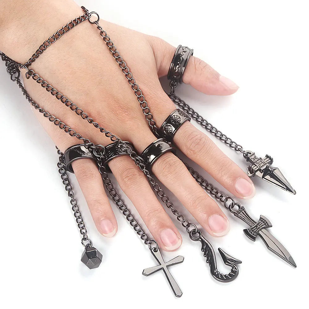 Bracelet à 5 doigts Kurapika Cosplay Hunter X Hunter
