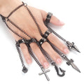 Hunter X Hunter Cosplay Kurapika 5 Fingers Rings Bracelet