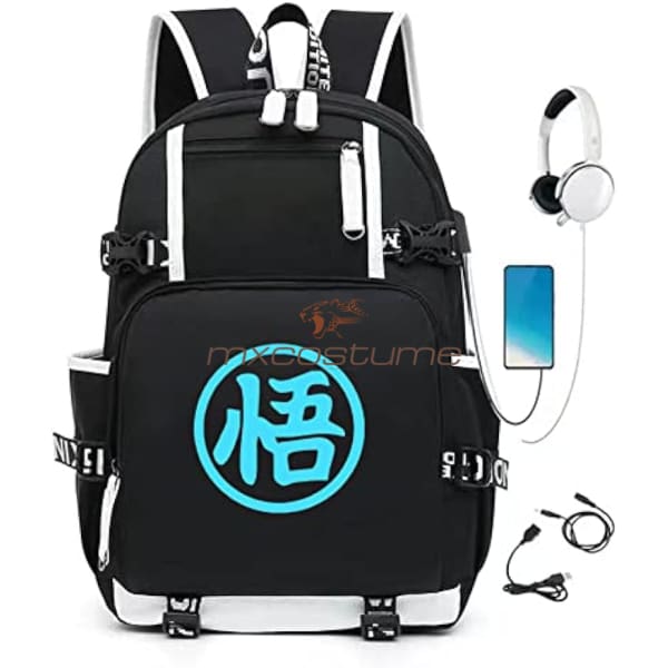 Mxcostume Anime Dragon Luminous Large Capacity Laptop Backpack Cosplay Bookbag