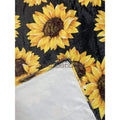 Sunflower Plush Blanket Flowers Pattern Throw For Bed And Sofa 59X47