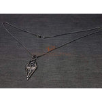 The Elder Scrolls V Skyrim Dragonborn Logo Pendant Necklace Cosplay Accessories Black