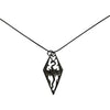 The Elder Scrolls V Skyrim Dragonborn Logo Pendant Necklace Cosplay Accessories Black