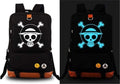 Anime Backpack One Piece Luminous Large Capacity School Bag Cosplay Bookbag
