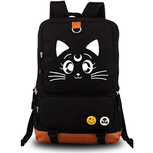 Anime Backpack Sailor Moon Cosplay Luminous Cute Cat School Bag
