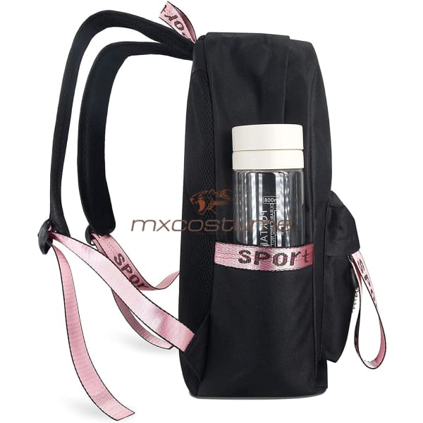 Anime Danganronpa Luminous Backpack Book Bag Laptop School With Usb Charging Port And Headphone