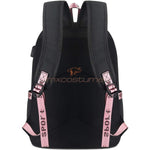 Anime Danganronpa Luminous Backpack Book Bag Laptop School With Usb Charging Port And Headphone