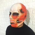 Attack On Titan Cosplay Latex Red Mask Masks