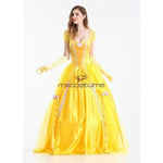 Beauty And The Beast 2017 Belle Princess Dress Cosplay Costume Costumes
