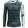 Captain America 2 Winter Soldier T-Shirt Cosplay Costume Shirts