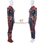 Captain Marvel Carol Danvers Pu Leather Full Sets Cosplay Costume Costumes