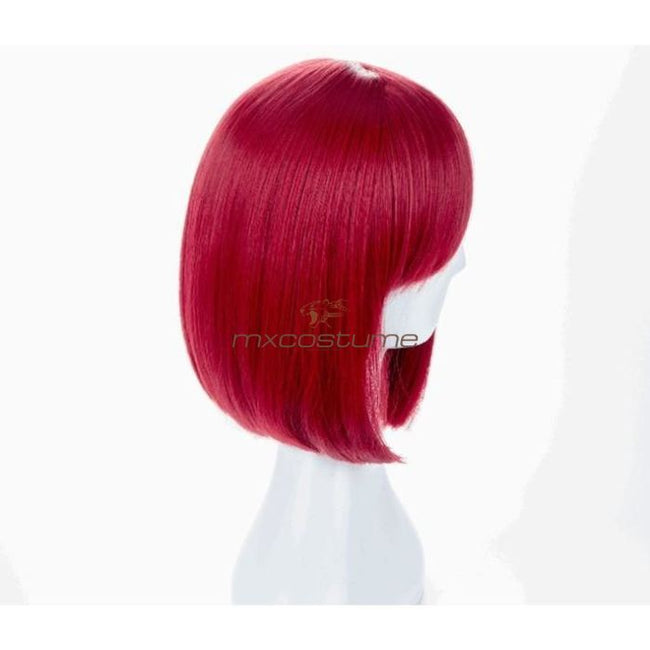 Danganronpa V3 Yumeno Himiko Cosplay Red Wig Accessories