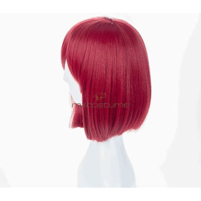 Danganronpa V3 Yumeno Himiko Cosplay Red Wig Accessories