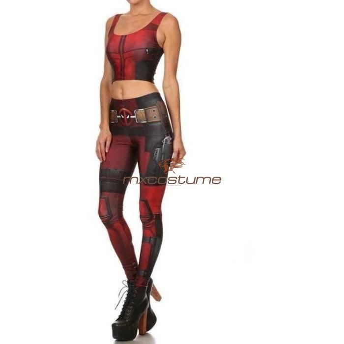 Deadpool Digital Printing Tights Cosplay Costume Costumes