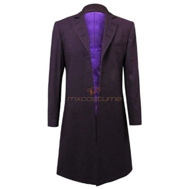 Doctor Who Eleventh Dr. 11Th Purple Coat Cosplay Costume Costumes