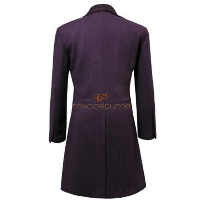 Doctor Who Eleventh Dr. 11Th Purple Coat Cosplay Costume Costumes