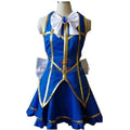 Fairy Tail Lucy Heartfilia Blue Dress Cosplay Costume Costumes