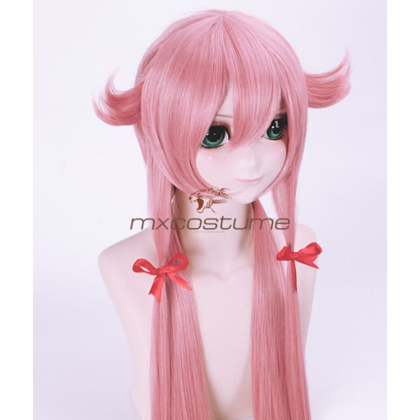 Future Diary Gasai Yuno Cosplay Pink Wig Accessories