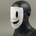 High-Rise Invasion Tenku Shinpan White Smile Latex Mask Halloween Cosplay