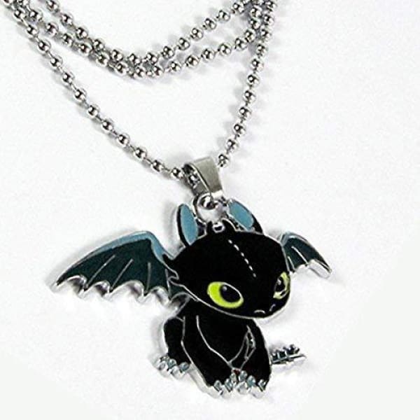 How To Train Your Dragon Cosplay Toothless Night Fury Pendant Necklace