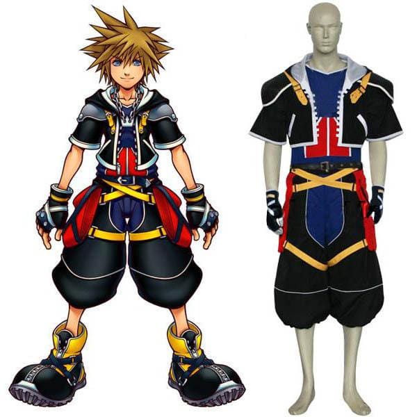Kingdom Hearts Sora First Generation Full Sets Cosplay Costume