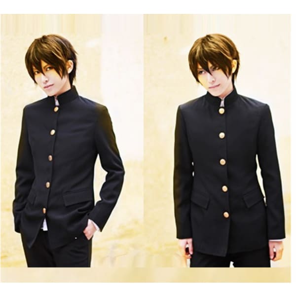 Male Students Cosplay Black Costume Costumes
