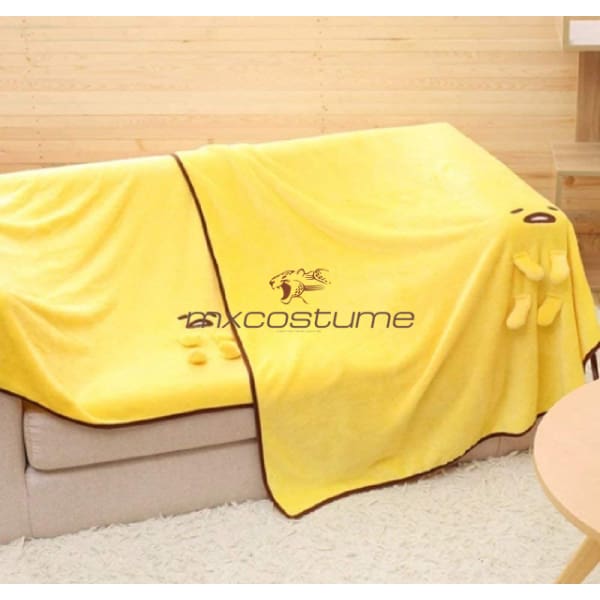 Mxcostume Anime Gudetama Cosplay Lazy Egg Plush Blanket (100 X 80 Cm)