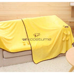 Mxcostume Anime Gudetama Cosplay Lazy Egg Plush Blanket (100 X 80 Cm)