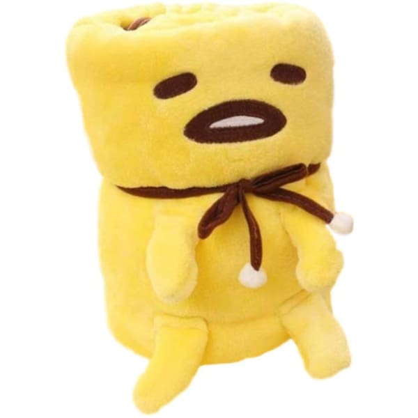 Mxcostume Anime Gudetama Cosplay Lazy Egg Plush Blanket (100 X 80 Cm)
