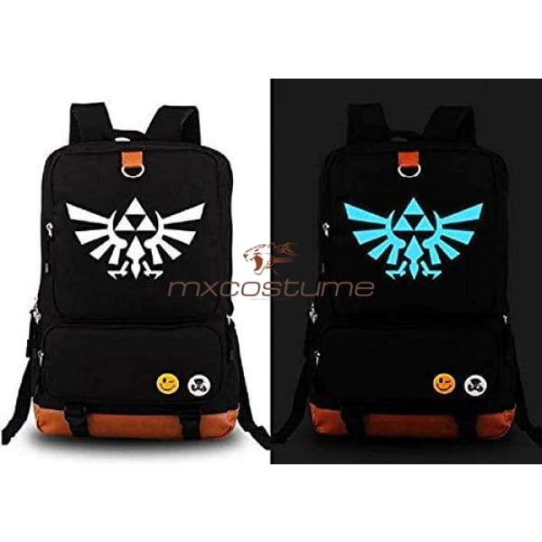Mxcostume Game Backpack Zelda Luminous School Bag Cosplay Accessories (Logo)