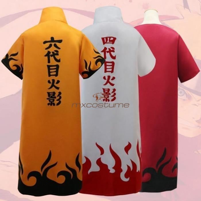 Naruto 4Th 6Th Generation Uzumaki Cosplay Cloak Costumes