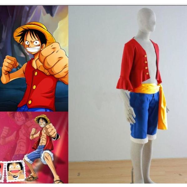 One Piece Monkey D Luffy Cosplay Costume Costumes