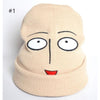One Punch Man Cosplay Acrylic Fibers Hat With Smiley Face For Couples Accessories