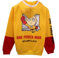 One Punch Man Saitama Cosplay Yellow&red Hoodie For Winter Hoodies