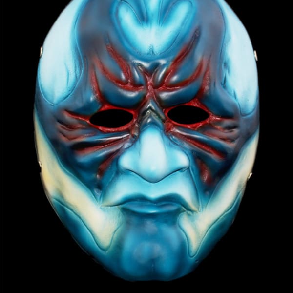 Payday 2 Cosplay Blue Resin Mask – Mxcostume